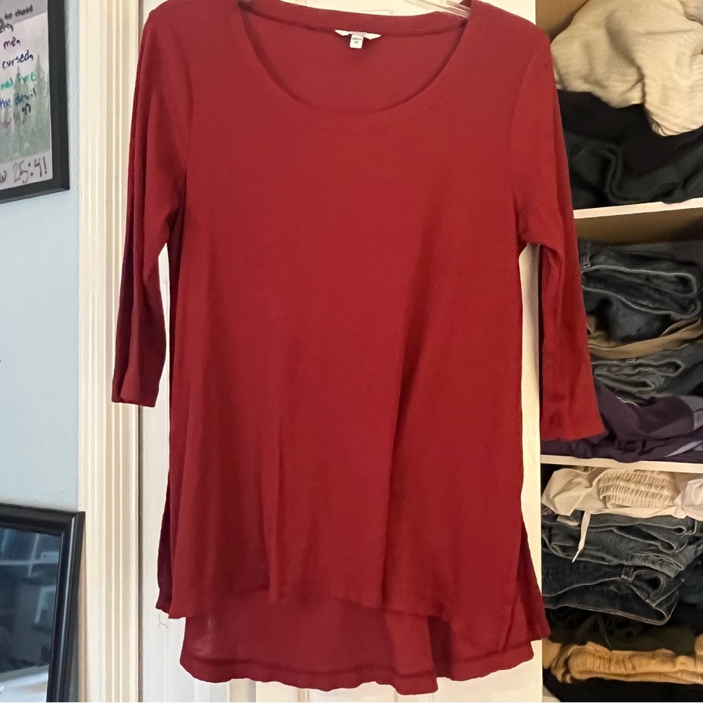 Red, Size M Sonoma long-sleeved shirt